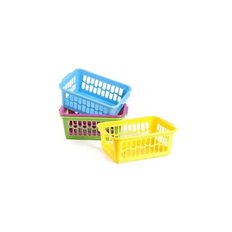 Heidrun Perforated Basket In Polypropylene Assorted Colors Size 36 Cm X 26 Cm X 15 Cm