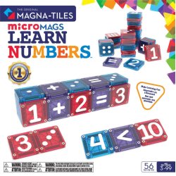 MAGNA-TILES® - Learn Numbers and Math - 56 microMAGS pieces (90464)
