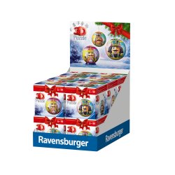 (Bundle) Ravensburger - 3D Puzzle Display Holiday Nutcracker Puzzle Balls (10373560)