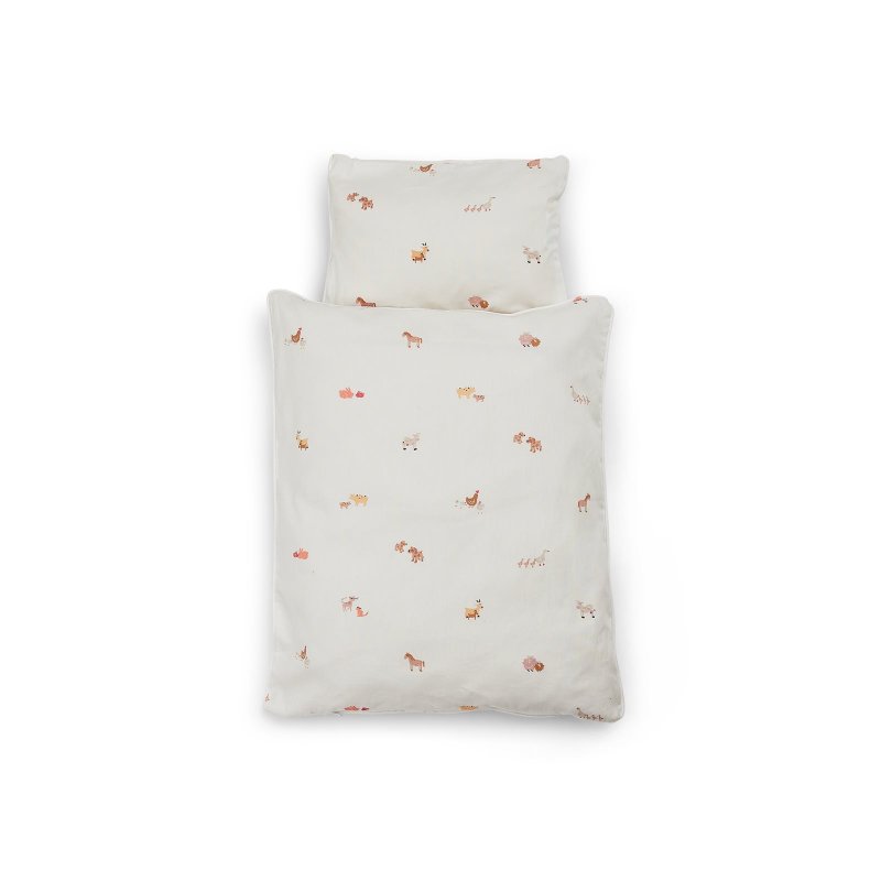 Smallstuff - Doll Bedding Farm Living Peach