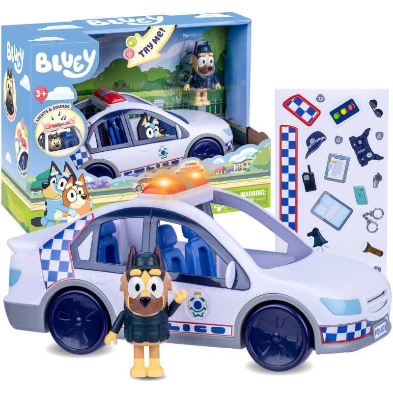BLUEY - Police Car with Lights and Sound(90451)