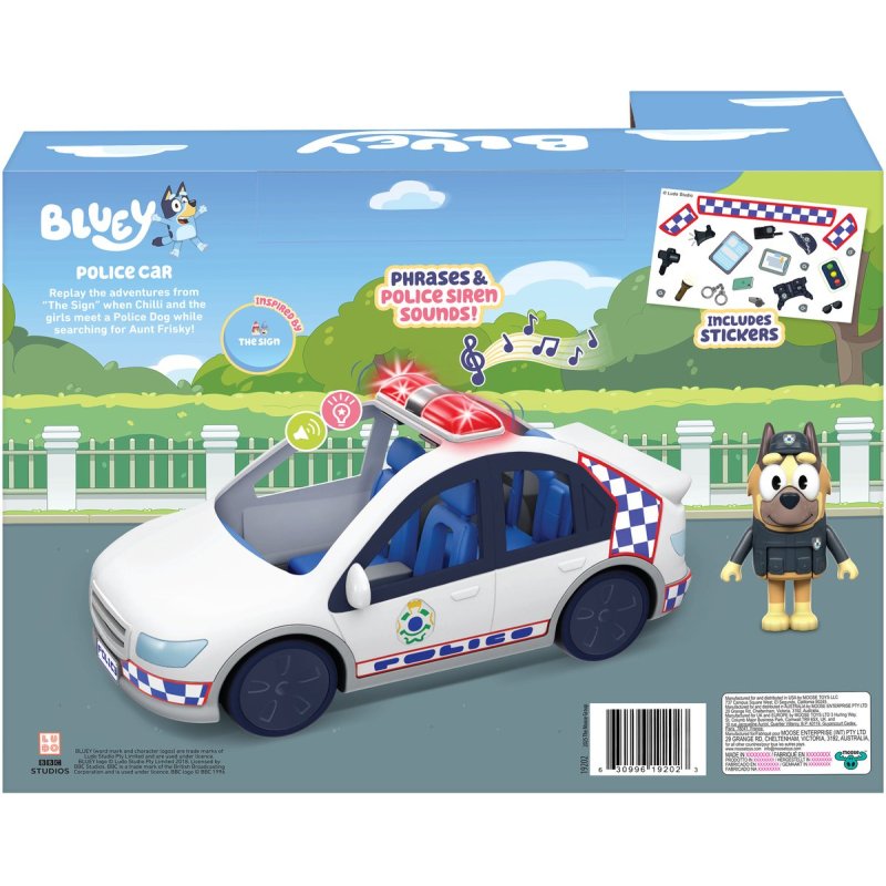BLUEY - Police Car with Lights and Sound(90451)