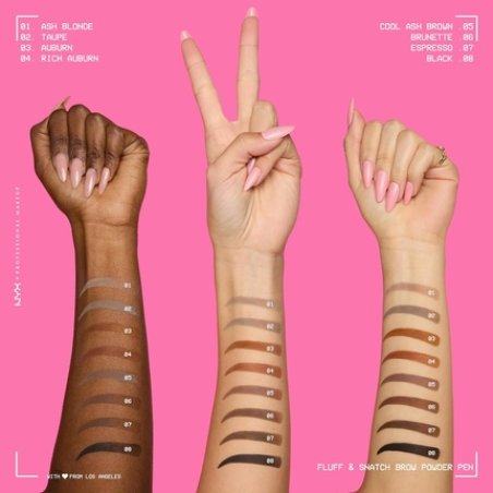 Nyx Professional Makeup Fluff & Snatch Brow Powder Pen 24h Longwear