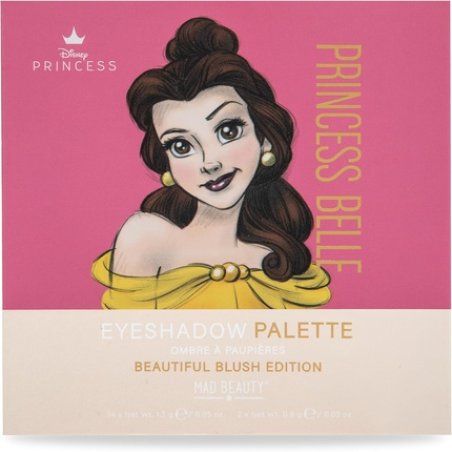 Mad Beauty Disney Pure Princess Belle Beauty & The Beast Sixteen Shade Palette With Mirror