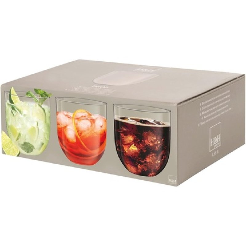 Hh Water Drop Glasses Cc380 Pack Of 6