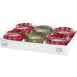 H&H Glass Tealight Holders Ellen Decor