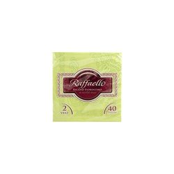 H&H Pengo Pack Of 40 Napkins 38x38 Cm Cedar Green