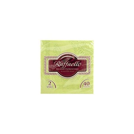 H&H Pengo Pack Of 40 Napkins 38x38 Cm Cedar Green