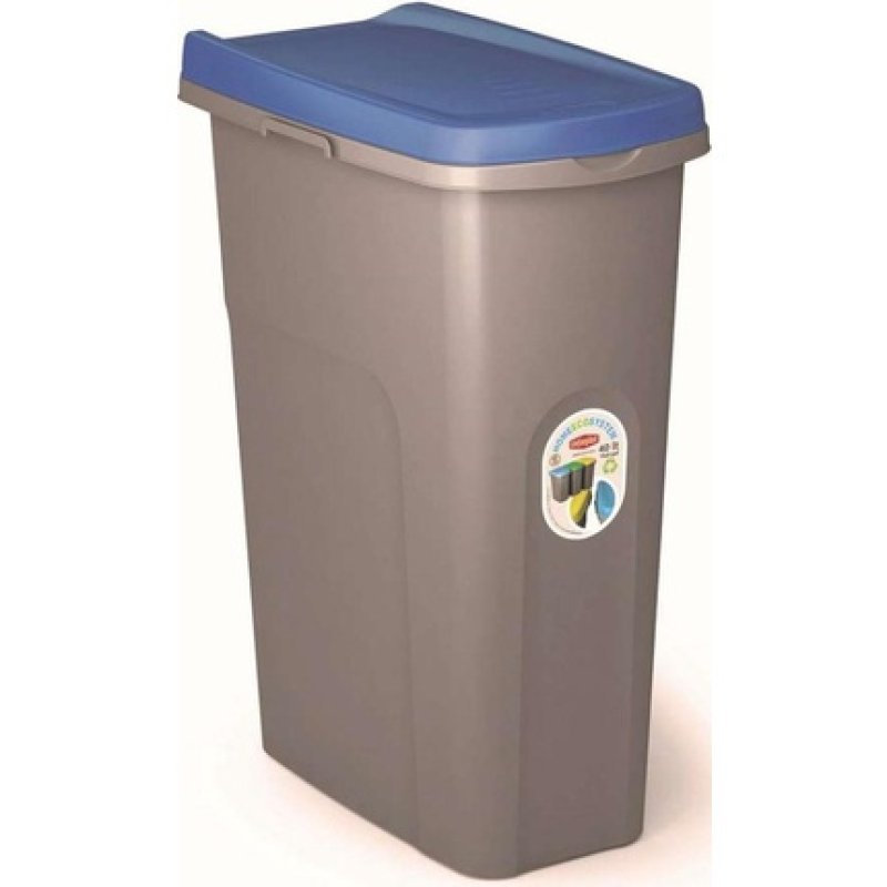 Yiltex - Home Eco System - Trash Can / Trash Can Waste Separation / Trash Can Waste Separation / Trash Basket - Blue