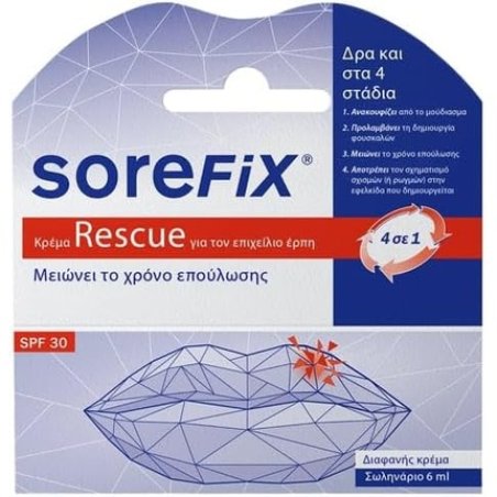Sorefix Rescue Cream for Cold Sores 6ml