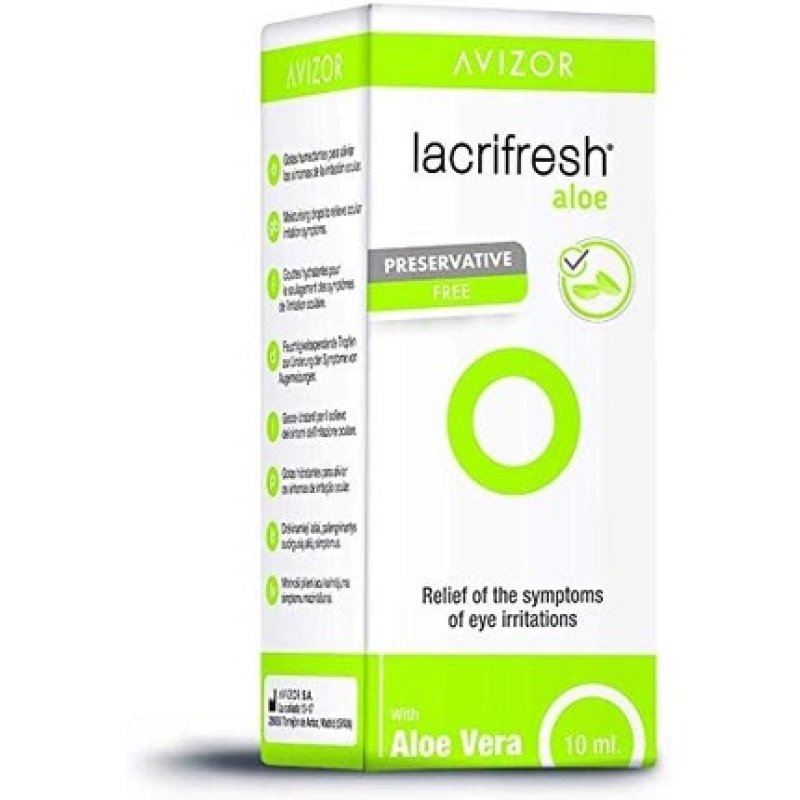 Avizor Lacrifresh Aloe Eye Drops 10ml