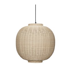 Hübsch - Chand Pendant Round Natural
