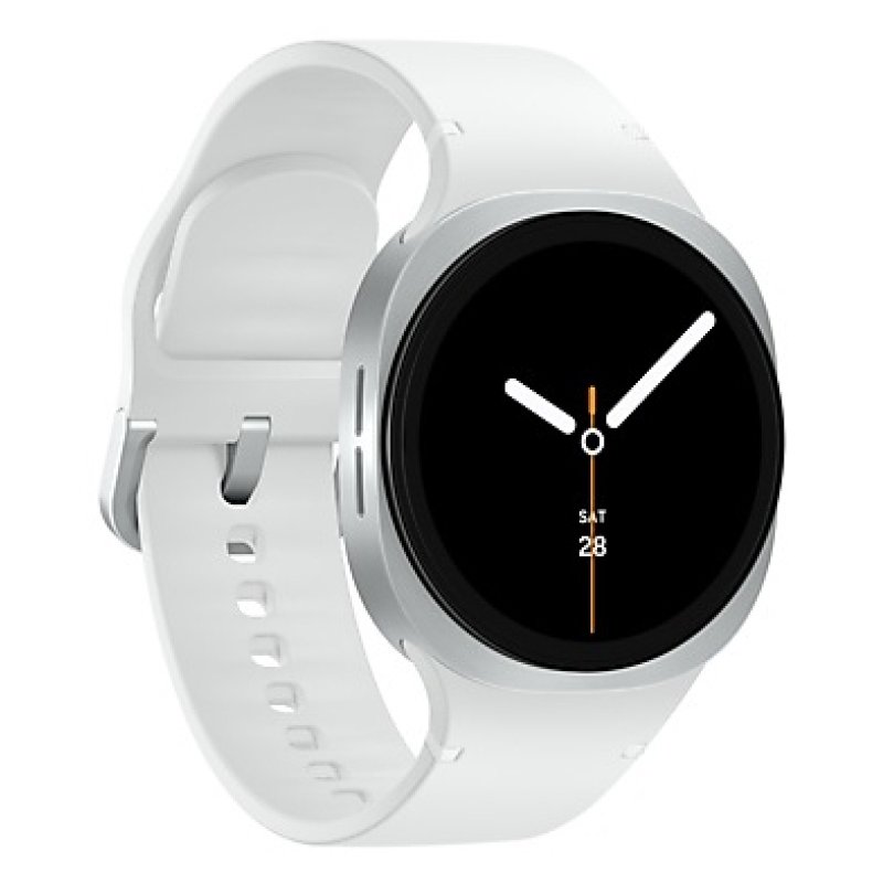 Samsung Galaxy Watch 8 3,3 cm (1.3") AMOLED 40 mm Numérique 438 x 438 pixels Écran tactile Argent Wifi GPS (satellite)
