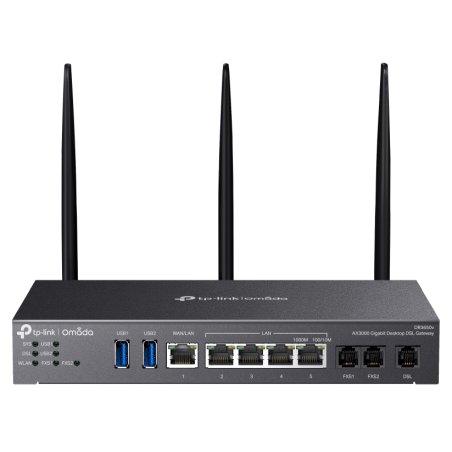TP-Link Omada DR3220v-4G wireless router Gigabit Ethernet Dual-band (2.4 GHz / 5 GHz) Black