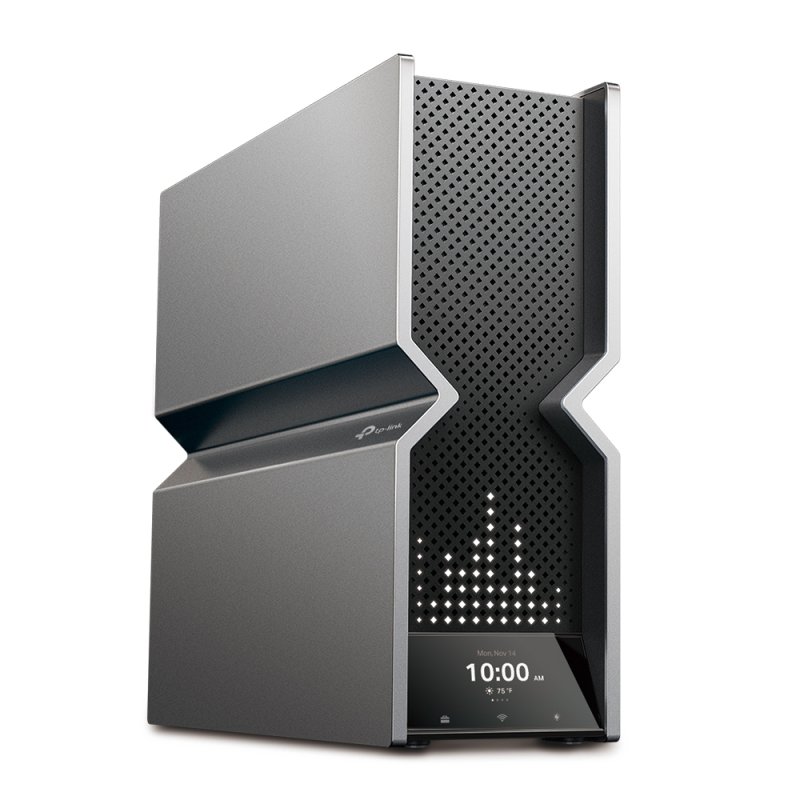 TP-Link Archer BE900 wireless router Multi-Gigabit Ethernet Quad-band (2.4 GHz / 5 GHz-1 / 5 GHz-2 / 6 GHz) Black, Grey