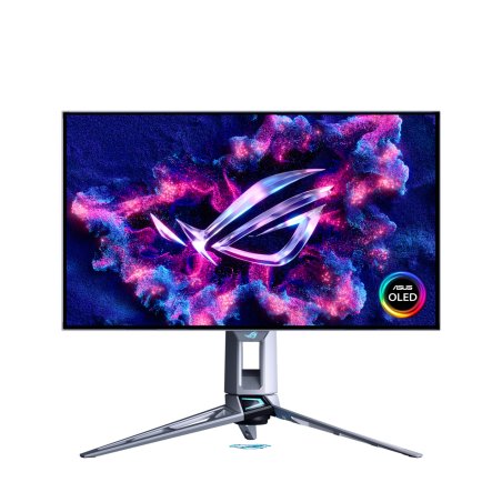 ASUS ROG Swift OLED PG27AQWP-W écran plat de PC 67,3 cm (26.5") 2560 x 1440 pixels Quad HD LCD Argent