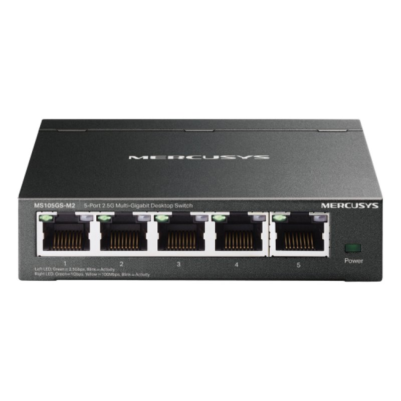 Mercusys MS105GS-M2 5-Port 2.5G Multi-Gigabit Desktop Switch