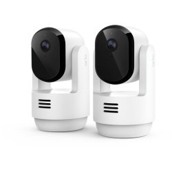 Arlo Essential 3 2K Pan-Tilt-Zoom Indoor Security Camera, 2-cam