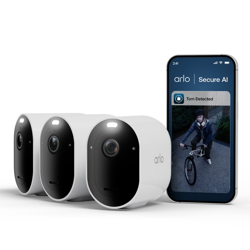 Arlo Pro Caméra de Sécurité 6 2K , kit de 3