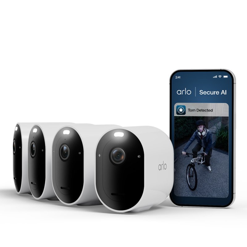 Arlo Pro 6 2K Security Camera, 4-cam