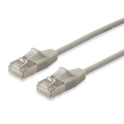 Equip Cat.6A F/FTP Slim Patch Cable, 1.5m, Beige