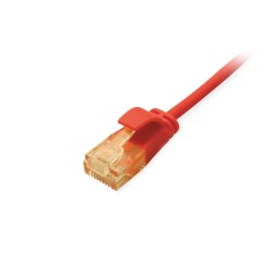 Equip Cat.6A U/UTP Slim Patch Cable, 5.0m, Red