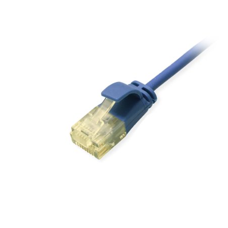 Equip Patchkabel Cat6A SlimFlex U/UTP 3.00m blau LSZH 2xRJ45 Polybeutel