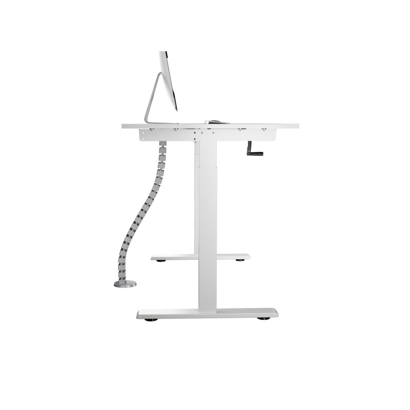 Equip Deluxe-Spiralkabelschlauch mit Untertischmontage grau lite Retail