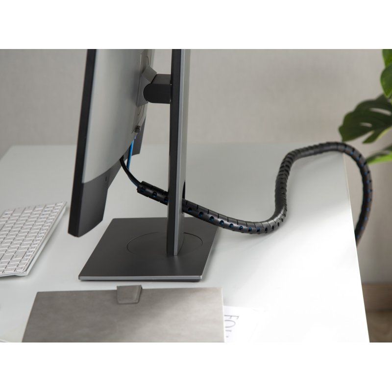 Equip 650867 range-câbles Bureau Manchon de câbles Noir