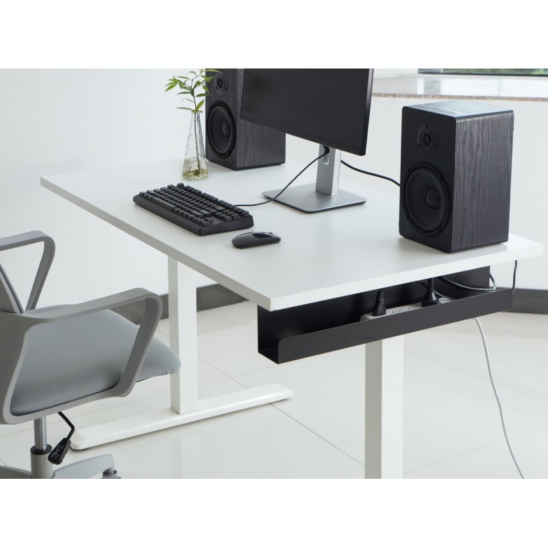 Equip 650863 range-câbles Bureau Plateau de câbles Noir 1 pièce(s)