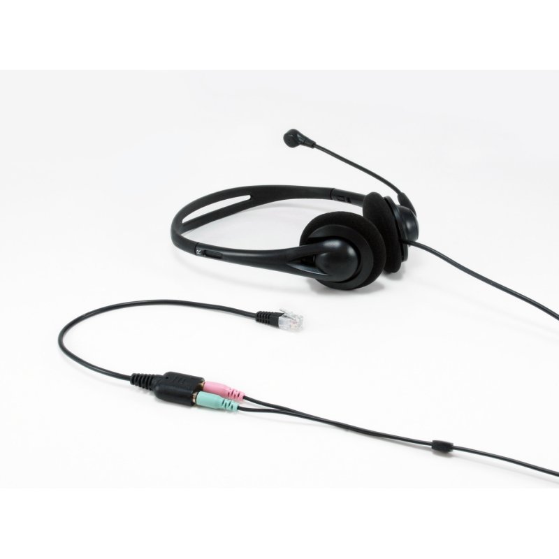 Equip 147944 câble audio 0,25 m RJ-9 2 x 3.5mm Noir