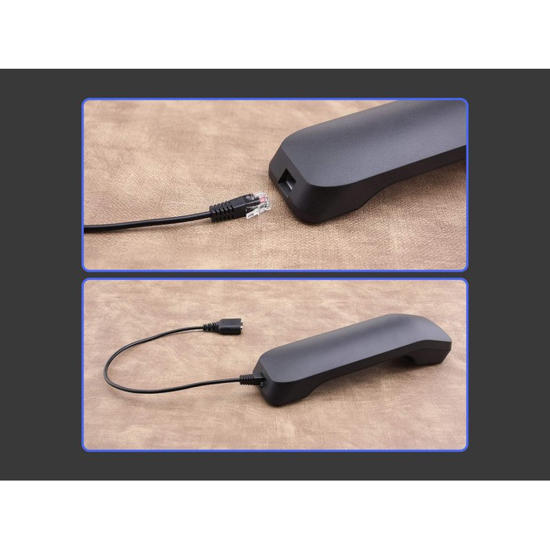 Equip Telefonkabel RJ9-2x3.5mm St/Bu 0.25m schwarz