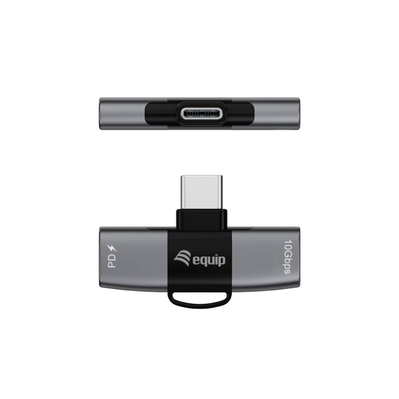 Equip 2 in 1 USB-C OTG Adapter, PD 100W, 10Gbps