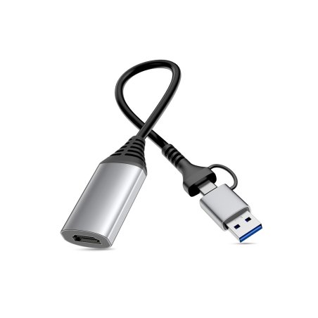 Equip 133498 adaptateur graphique USB 1920 x 1080 pixels Gris