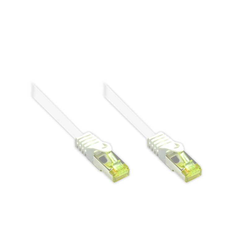 Alcasa 8070R-003W networking cable White 0.25 m Cat7 S/FTP (S-STP)
