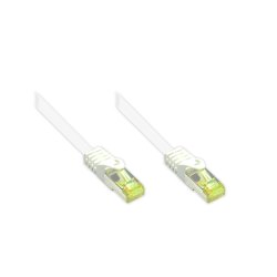 GoodConnections RJ45 Patchkabel mit Cat. 7 Rohkabel und Rastnasenschutz (), S/FTP, PiMF, halogenfrei, 500MHz, OFC,
