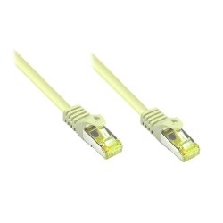 GoodConnections RJ45 Patchkabel mit Cat. 7 Rohkabel und Rastnasenschutz (), S/FTP, PiMF, halogenfrei, 500MHz, OFC,
