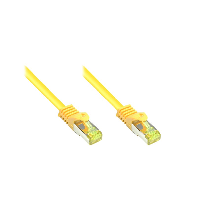 Alcasa 8070R-005Y networking cable Yellow 0.5 m Cat7 S/FTP (S-STP)