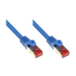 Alcasa CAT6 S/FTP 25 m câble de réseau Bleu S/FTP (S-STP)