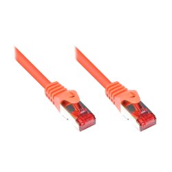 Alcasa 50m Cat6 câble de réseau Orange S/FTP (S-STP)