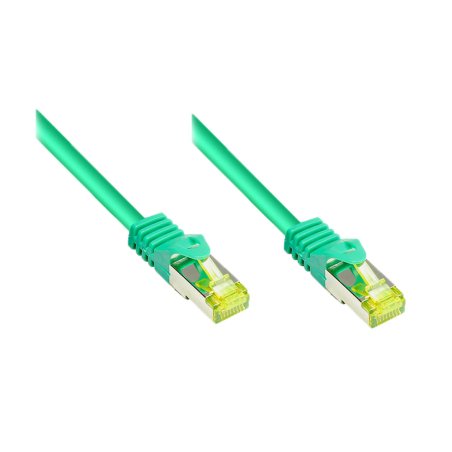 Alcasa S/FTP Cat.7 1m networking cable Green Cat7 S/FTP (S-STP)
