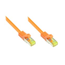Alcasa Cat7 10m câble de réseau Orange S/FTP (S-STP)