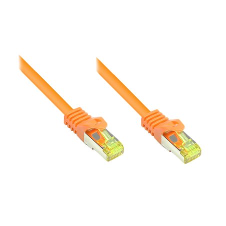 Alcasa Cat7 10m câble de réseau Orange S/FTP (S-STP)