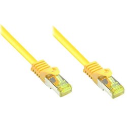 Alcasa 20m, Cat. 7, S/FTP câble de réseau Jaune Cat7 S/FTP (S-STP)