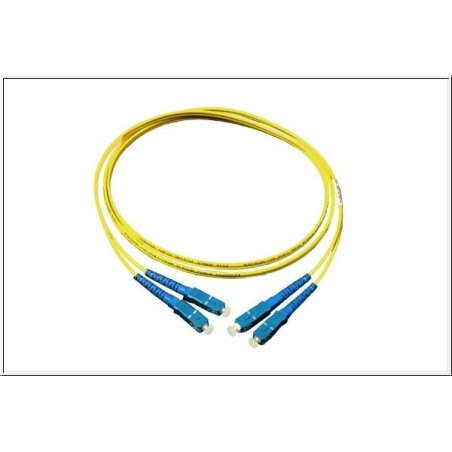 GoodConnections Patchkabel LWL Duplex OS2 (Singlemode, 9/125) SC/SC, LSZH, austauschbare Polarität, 1m,