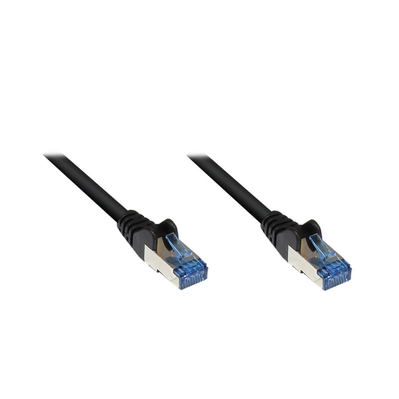 Alcasa 8060-H003S networking cable Black 0.25 m Cat6a S/FTP (S-STP)