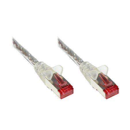 Alcasa 0.5m Cat.6 S/FTP câble de réseau Transparent 0,5 m Cat6 S/FTP (S-STP)