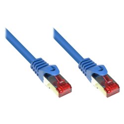 Alcasa 7.5m Cat6 S/FTP câble de réseau Bleu 7,5 m S/FTP (S-STP)
