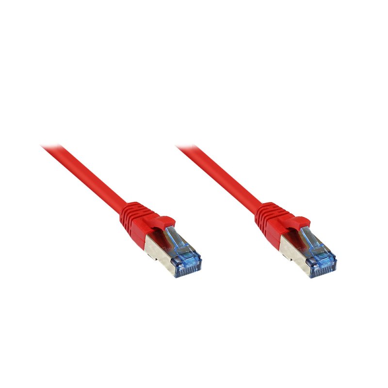 Alcasa 8060-H005R câble de réseau Rouge 0,5 m Cat6a S/FTP (S-STP)