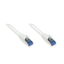 Alcasa 8060-H010W câble de réseau Blanc 1 m Cat6a S/FTP (S-STP)